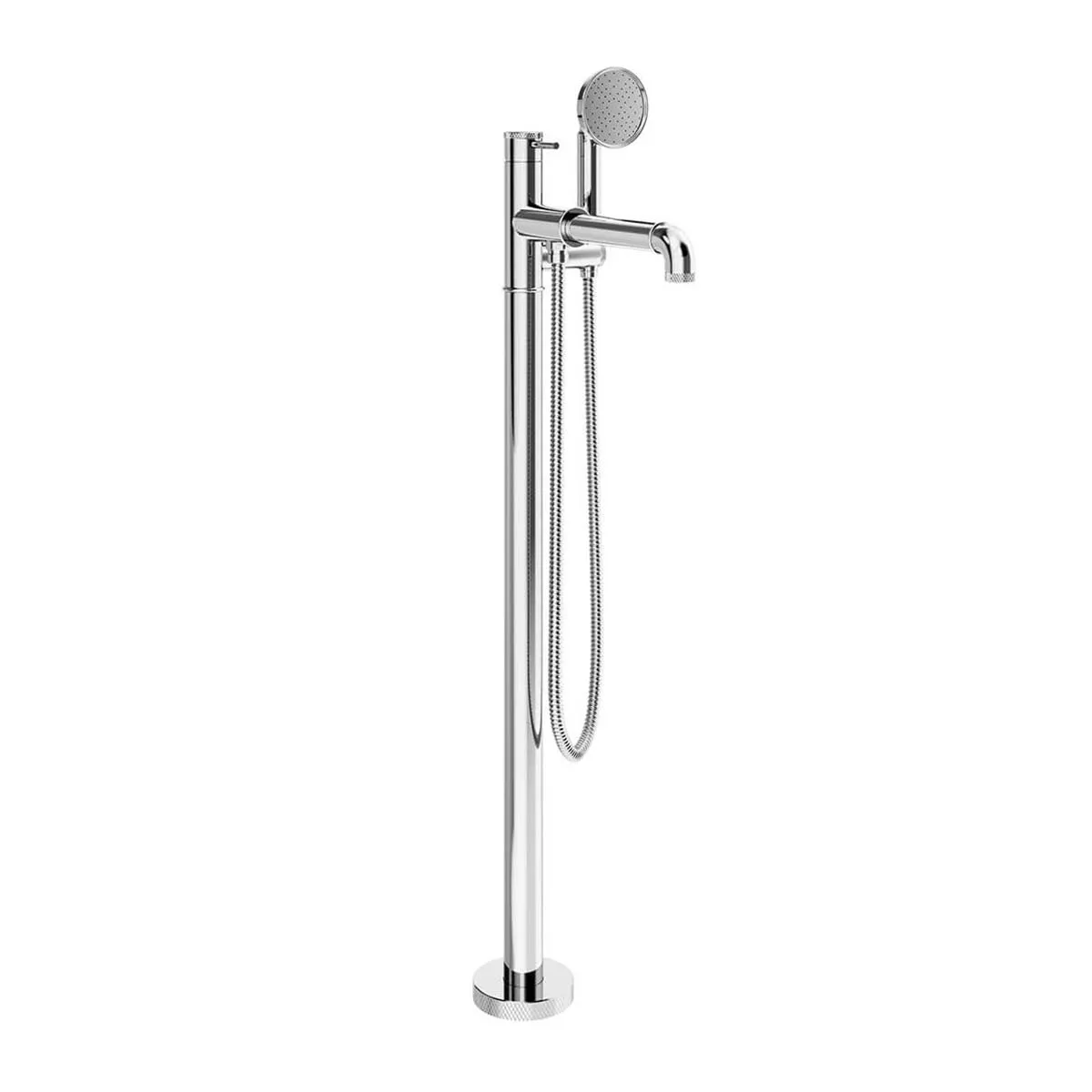 Crosswater MPRO Industrial Floorstanding Bath Shower Mixer With Handset