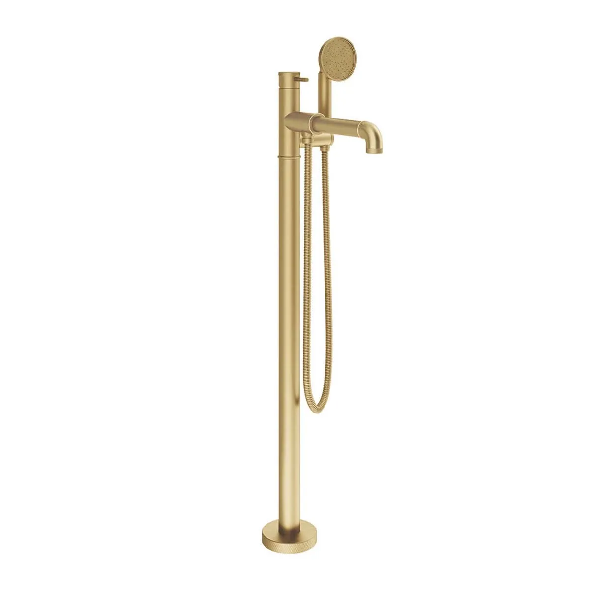 Crosswater MPRO Industrial Floorstanding Bath Shower Mixer With Handset
