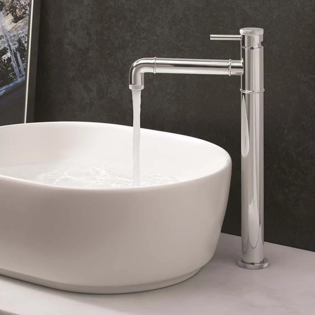 Crosswater MPRO Industrial Tall Mono Basin Mixer Tap