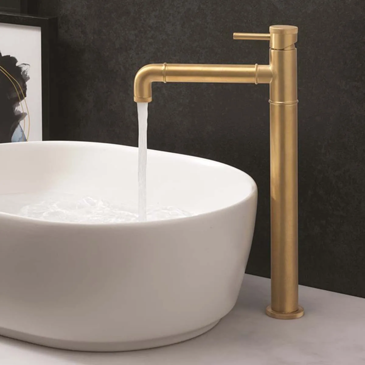 Crosswater MPRO Industrial Tall Mono Basin Mixer Tap