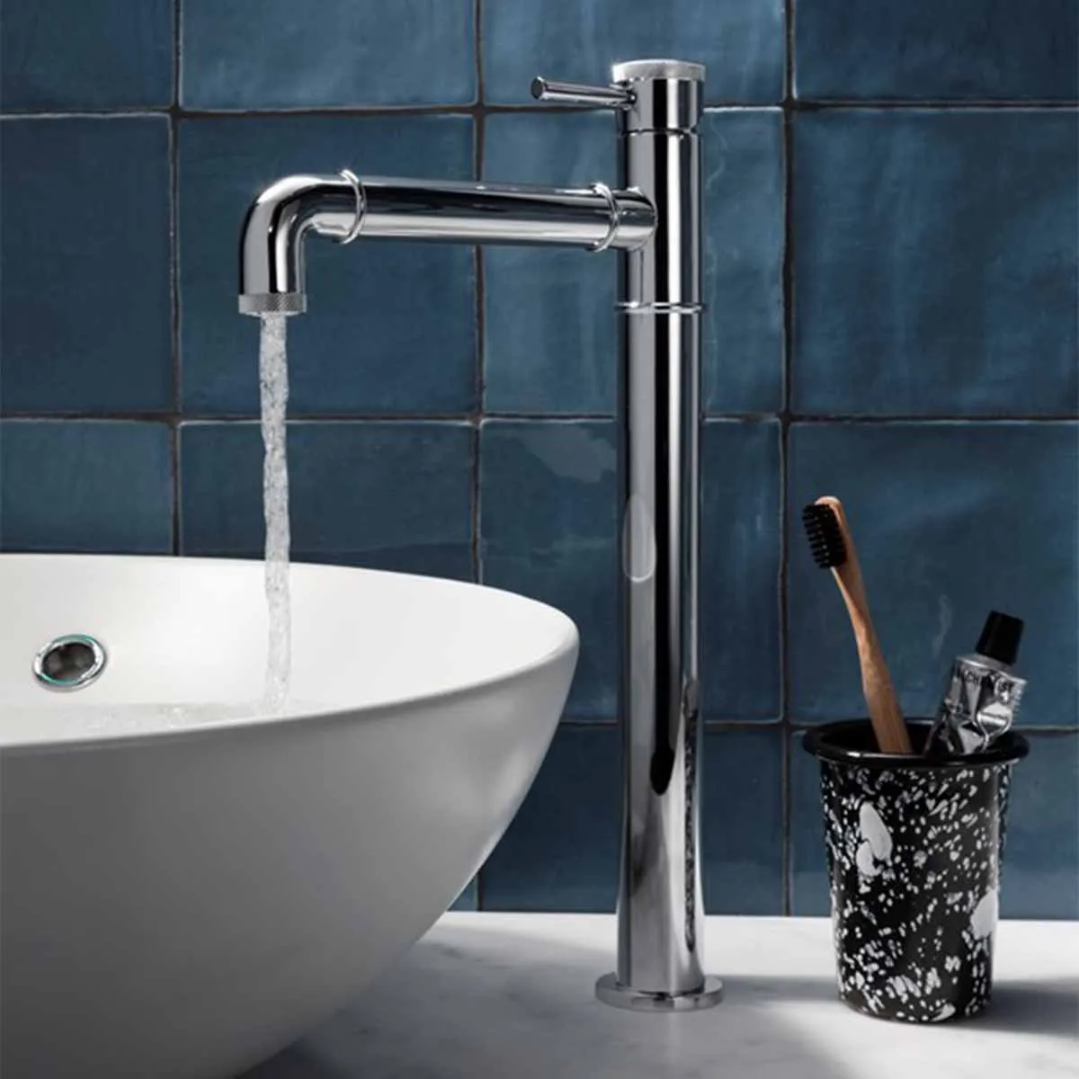 Crosswater MPRO Industrial Tall Mono Basin Mixer Tap