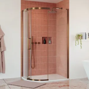 Crosswater OPTIX 10 Offset Quadrant Shower Door