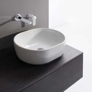 Crosswater Pearl Countertop Basin Gloss White