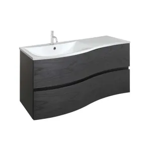 Crosswater Svelte 1000 Double Drawer Wall Hung Vanity Unit With Cast Mineral Marble Basin