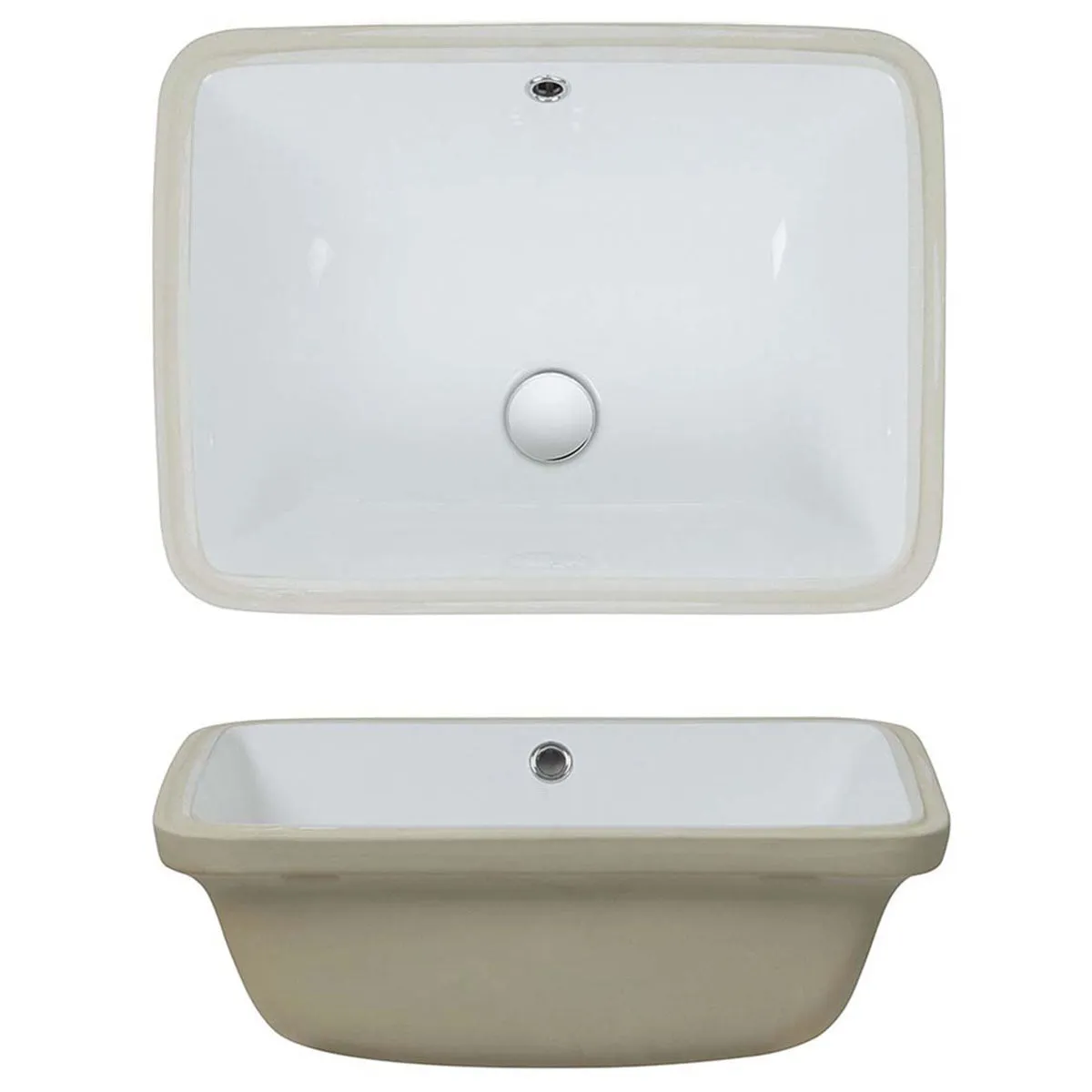 Crosswater Torino Undermount Basin - White Gloss