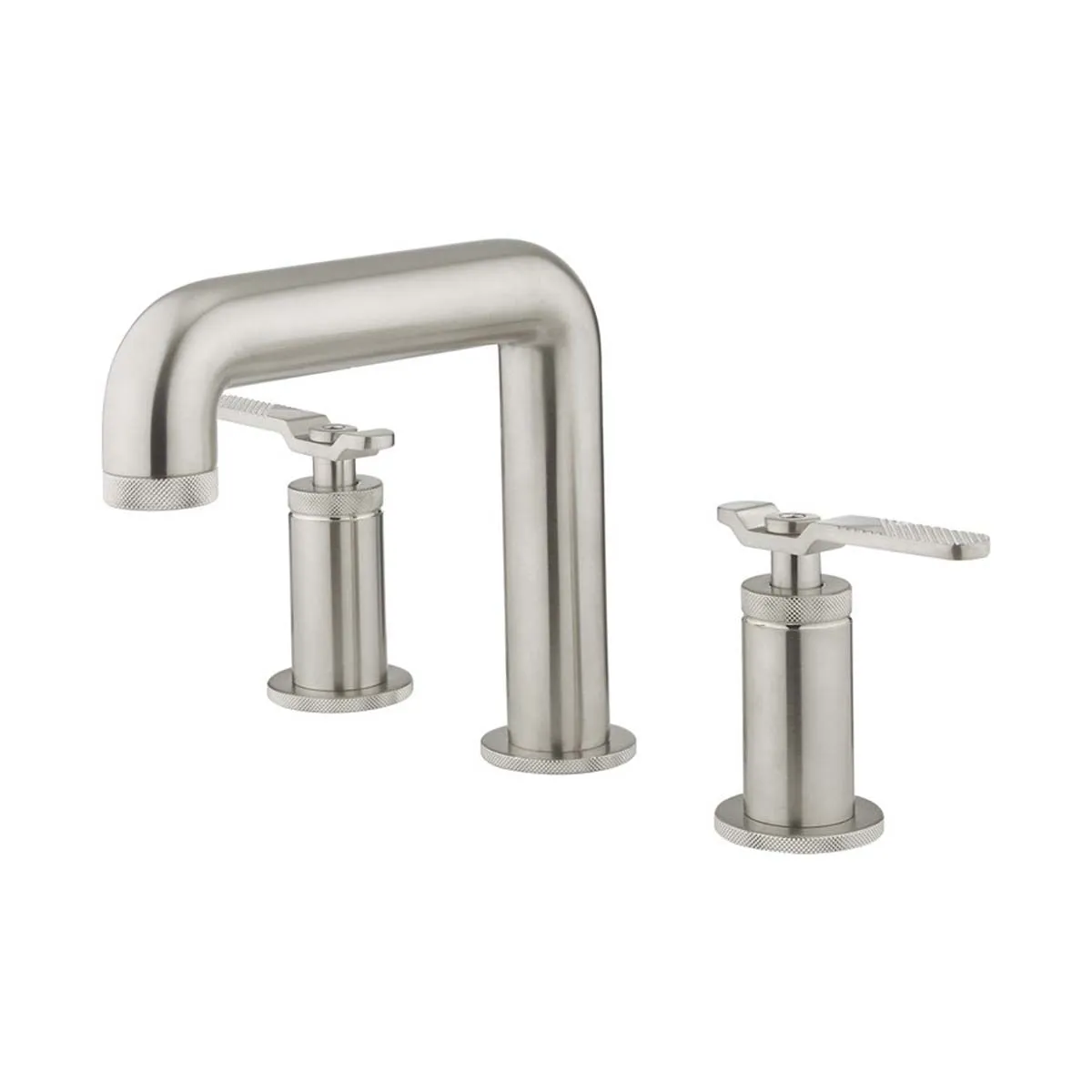 Crosswater Union 3 Hole Deck Mounted Basin Mixer Tap with Lever Handles