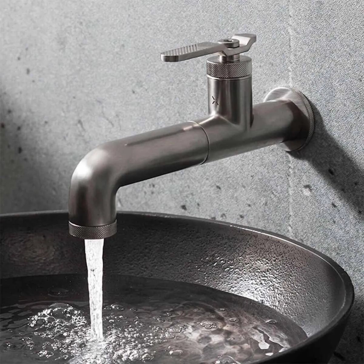 Crosswater Union Wall Mounted Mono Basin Mixer Tap