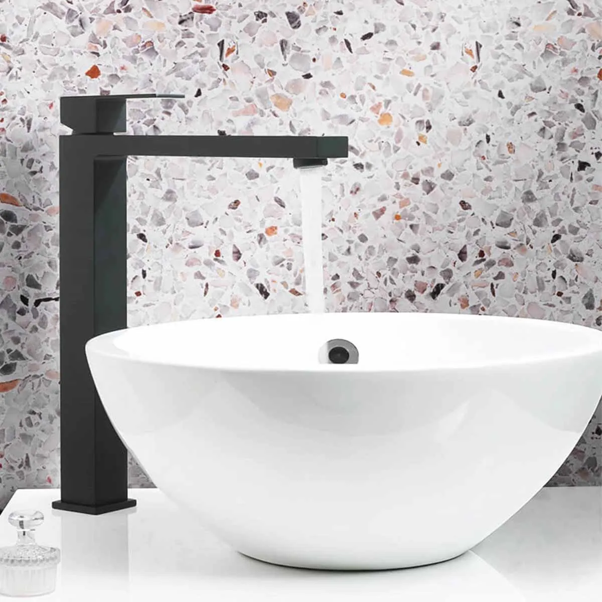 Crosswater Verge Lever Tall Basin Mixer Tap