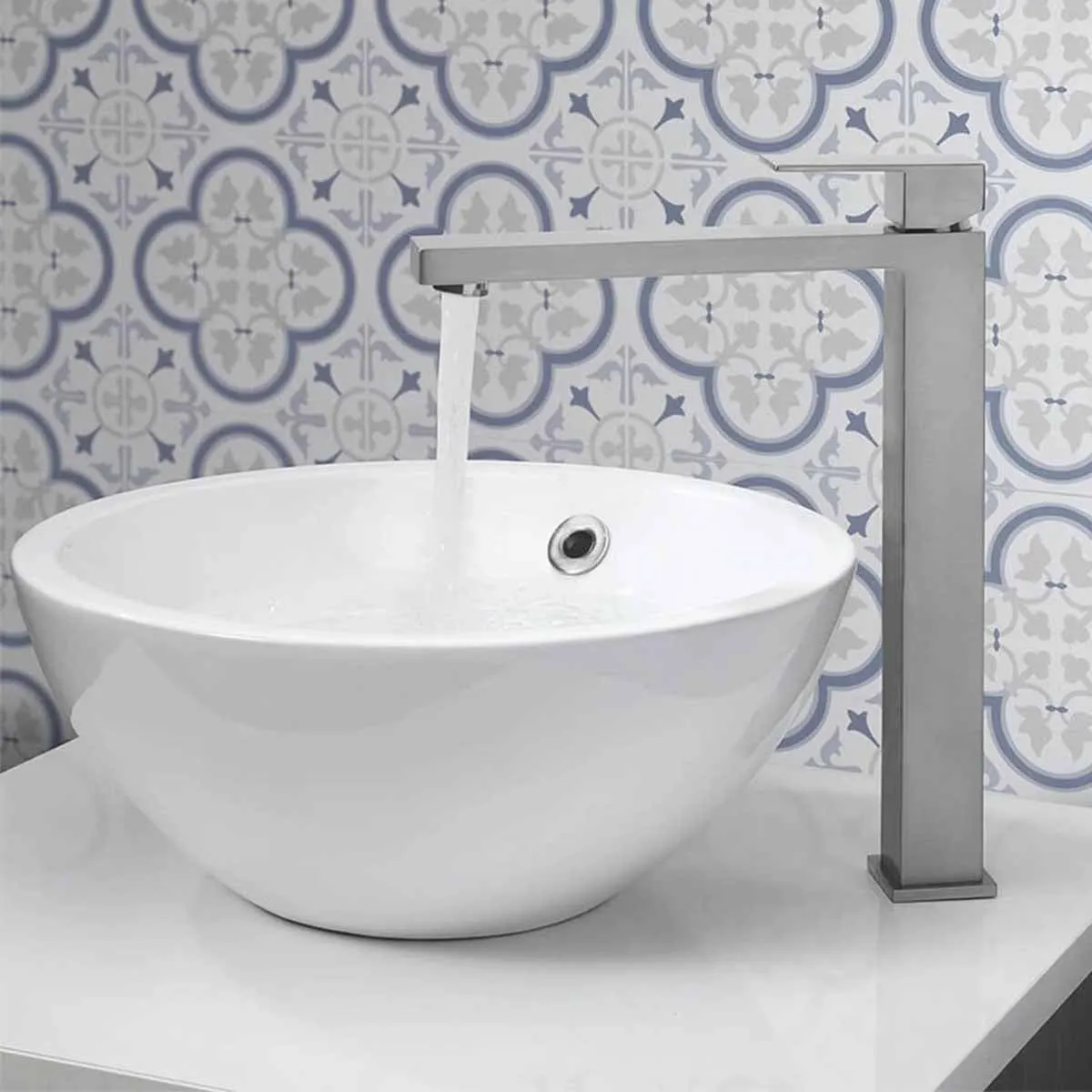 Crosswater Verge Lever Tall Basin Mixer Tap