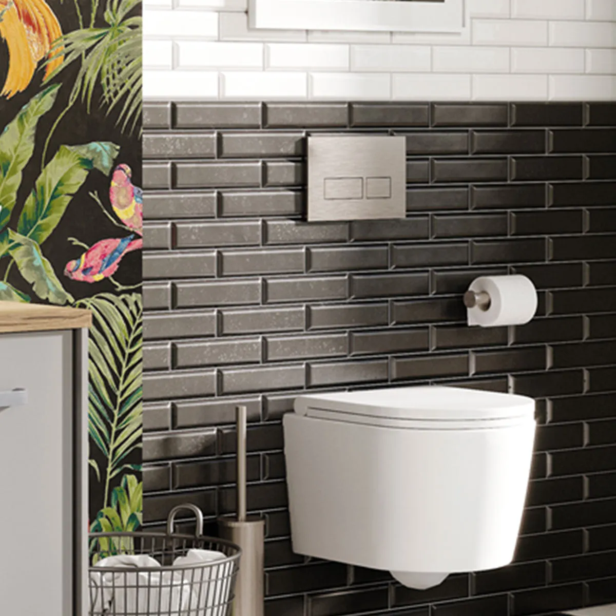 Crosswater Wall-Hung Toilet Support Frame with Concealed Cistern