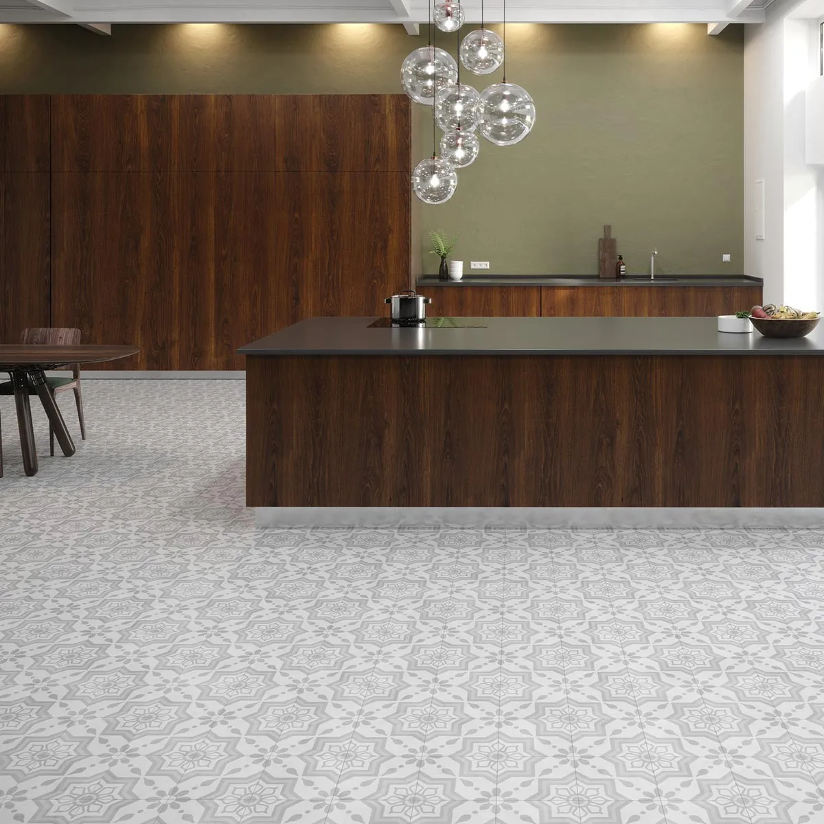 Cuban Silver Sky Porcelain Tile 22x22cm Matt
