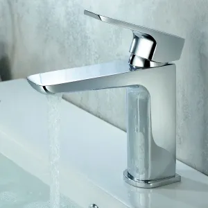 Deluxe Camden Basin Mixer With Click-Clack Waste - Chrome
