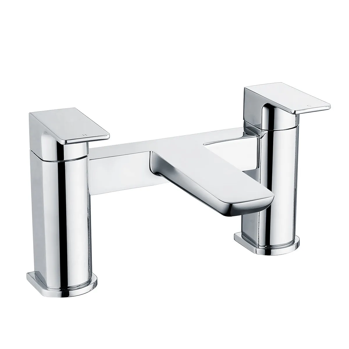 Deluxe Camden Deck Mounted Bath Filler - Chrome
