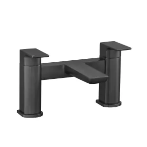 Deluxe Camden Deck Mounted Bath Filler - Gun Metal