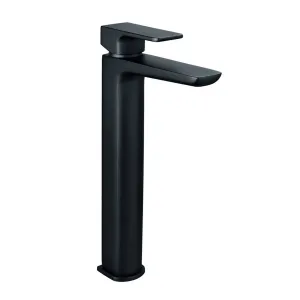 Deluxe Camden Tall Basin Mixer - Matt Black