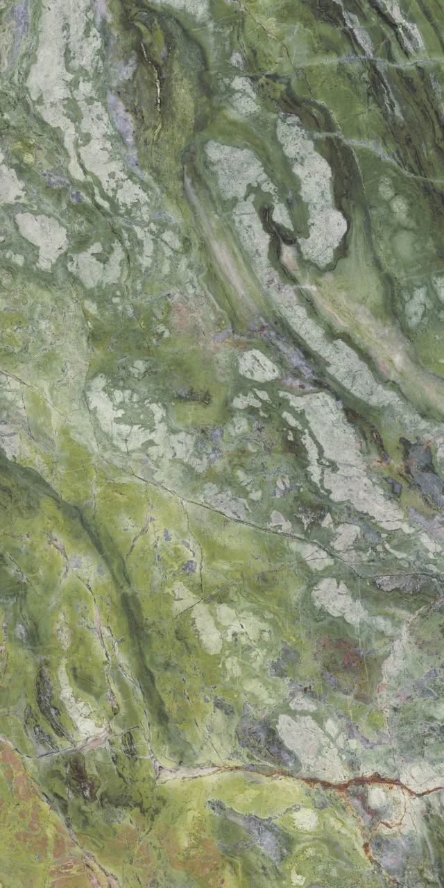 Deluxe Emerald Marble Effect Porcelain Tile 60x120cm Polished