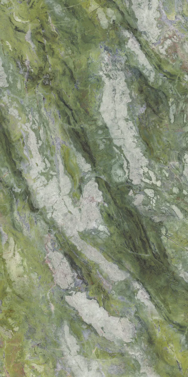 Deluxe Emerald Marble Effect Porcelain Tile 60x120cm Polished