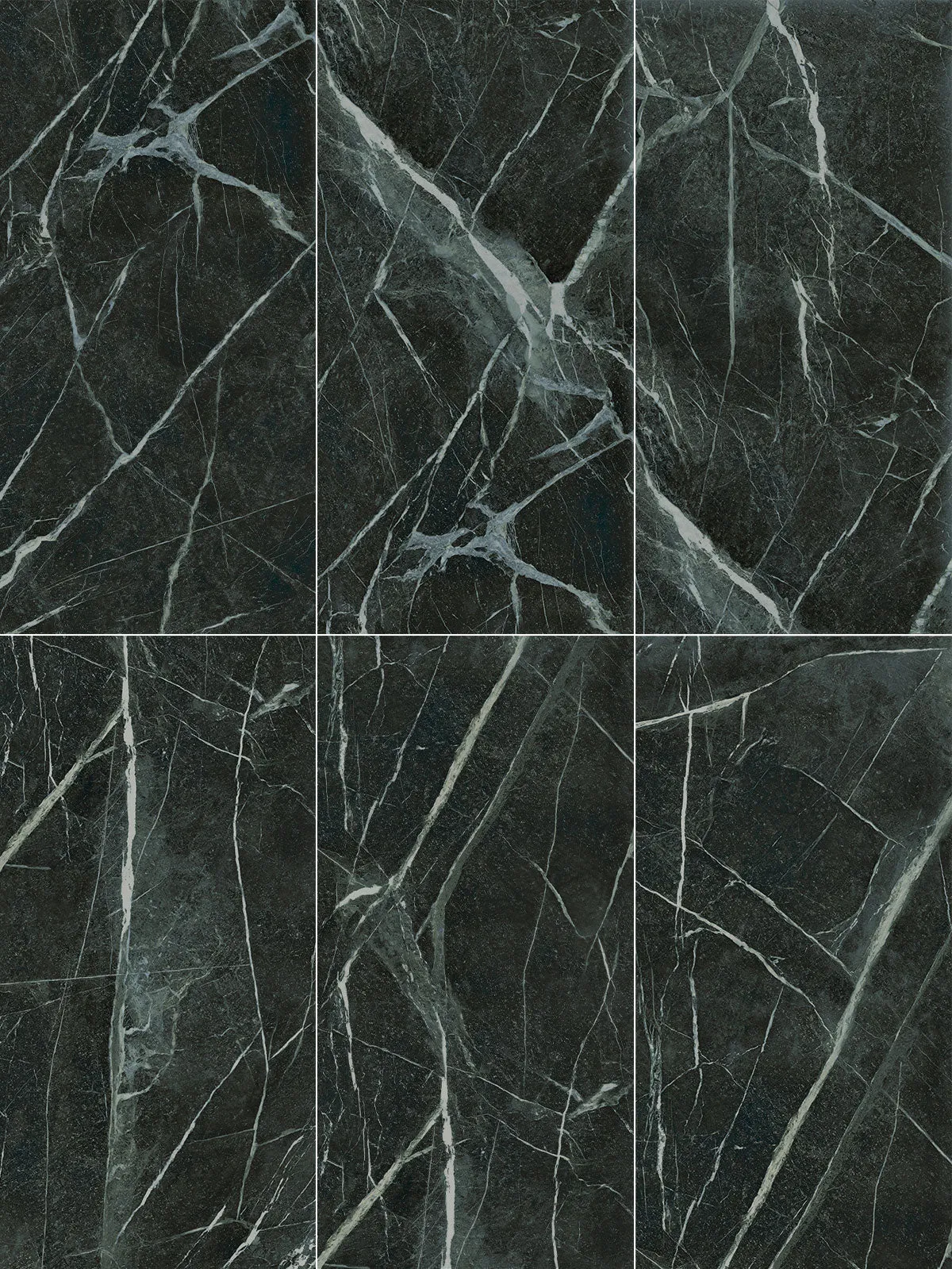 Deluxe Irish Green 3D Marble Effect Porcelain Tile 60x120cm Matt