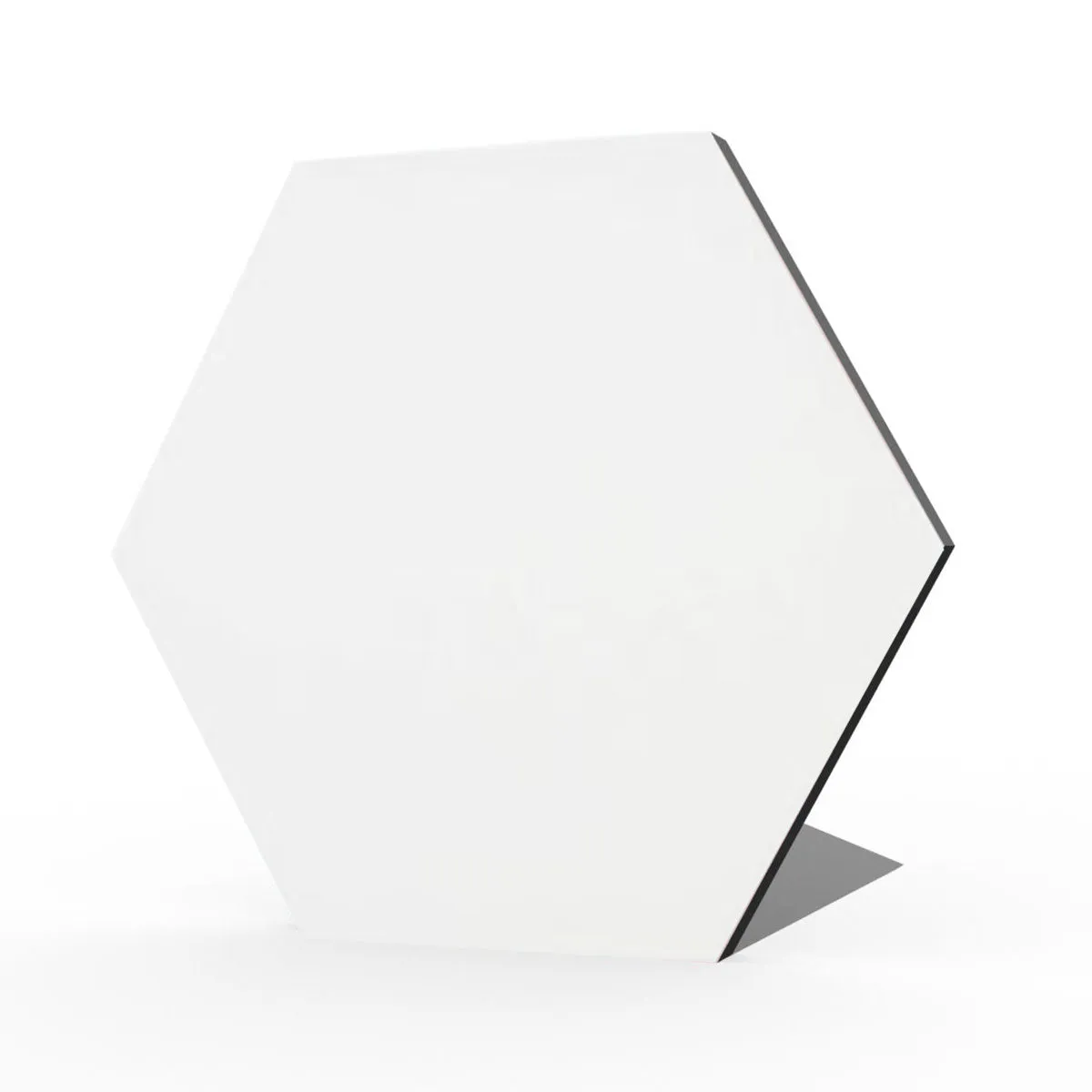 Deluxe Lilypad Base Blanco Hex Porcelain Tile 23x20cm Matt
