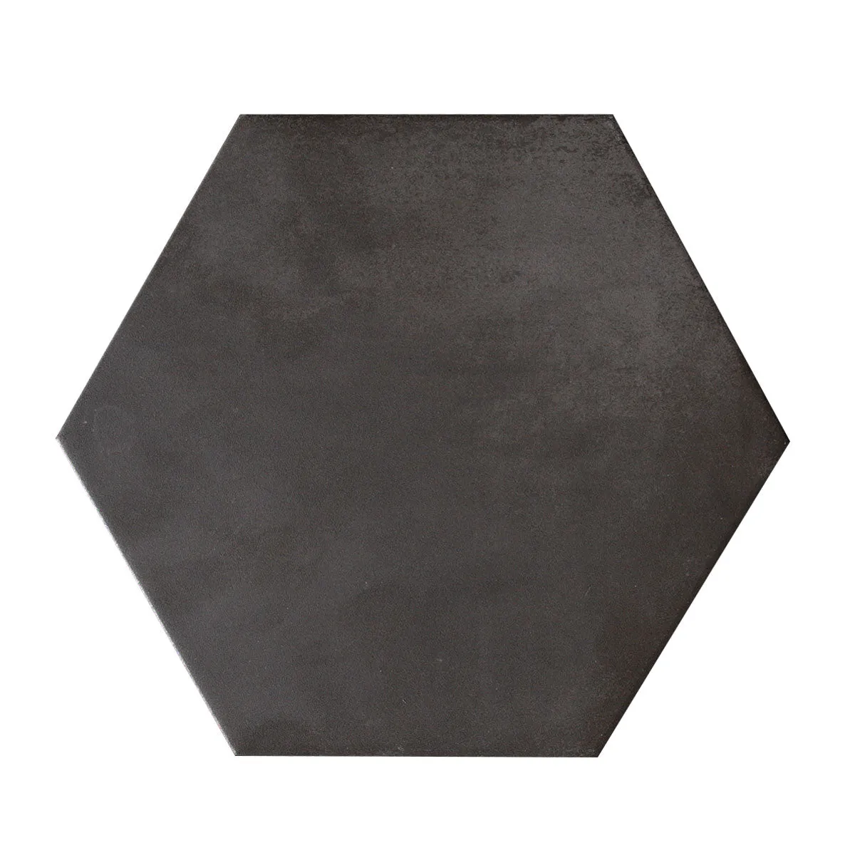 Deluxe Lilypad Base Negro Hex Porcelain Tile 23x20cm Matt