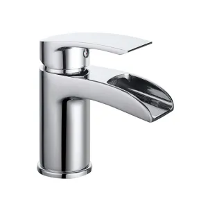 Deluxe Manly Open Spout Basin Mixer Chrome