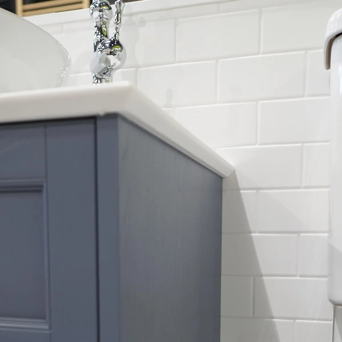 Deluxe Metro Flat White Wall Tile Matt 7.5x15cm