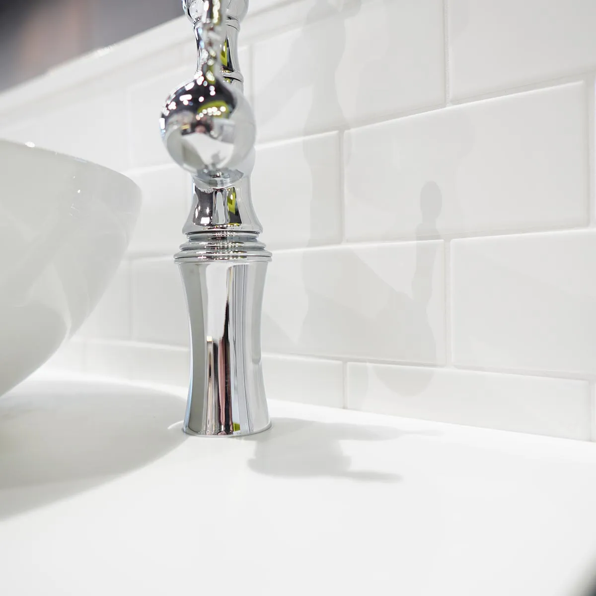 Deluxe Metro Flat White Wall Tile Matt 7.5x15cm
