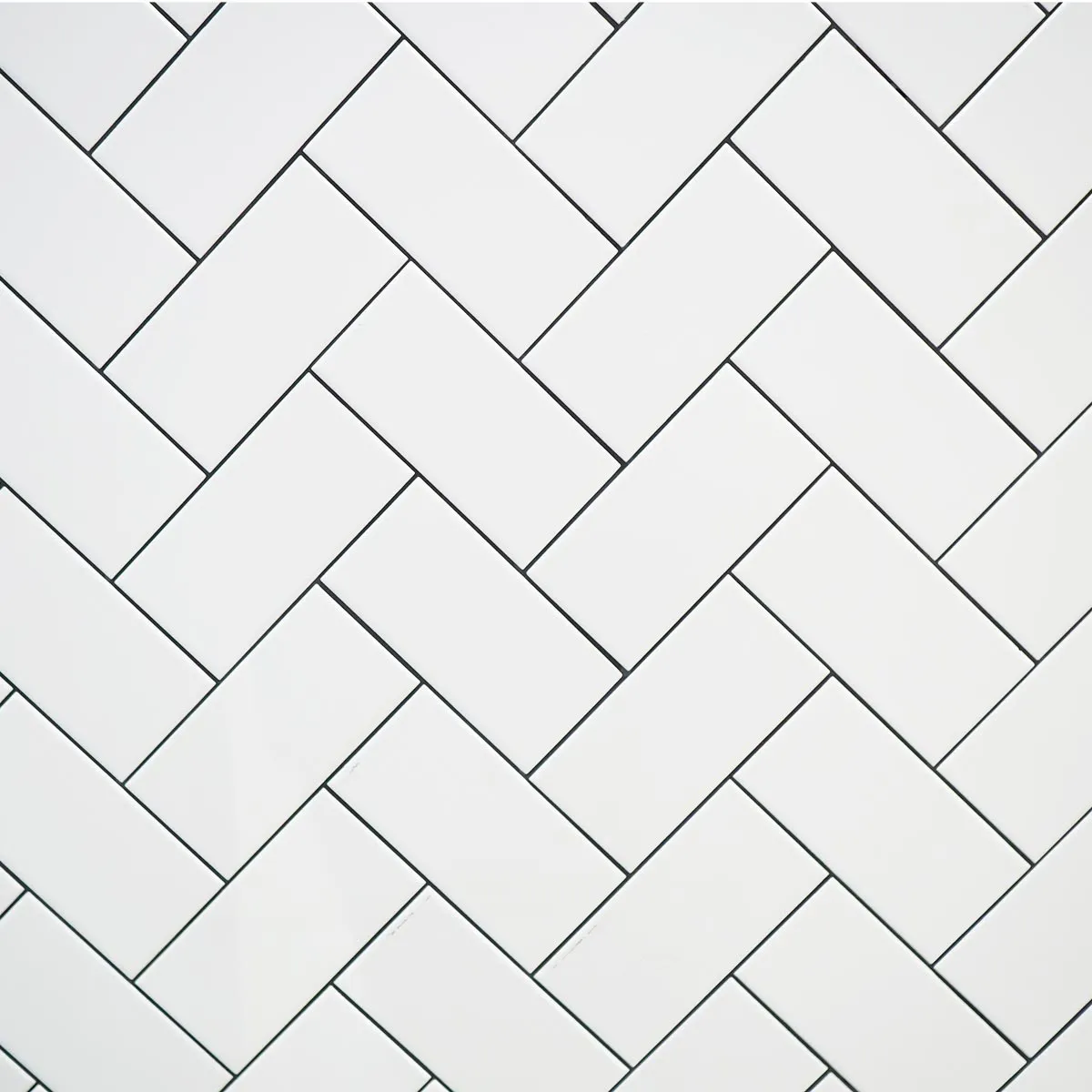 Deluxe Metro Flat White Wall Tile Matt 7.5x15cm