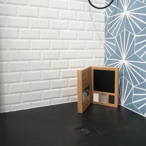 Deluxe Mini Metro Bevelled Edge Wall Tile 7.5x15cm Matt