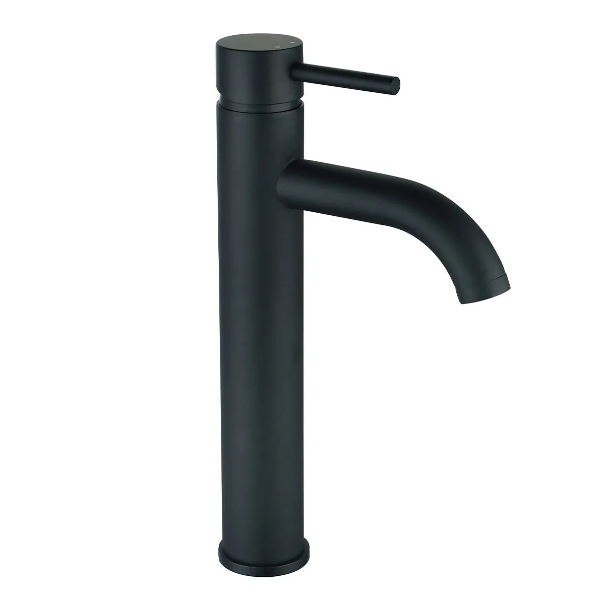 Deluxe Pembroke Tall Basin Mixer - Matt Black