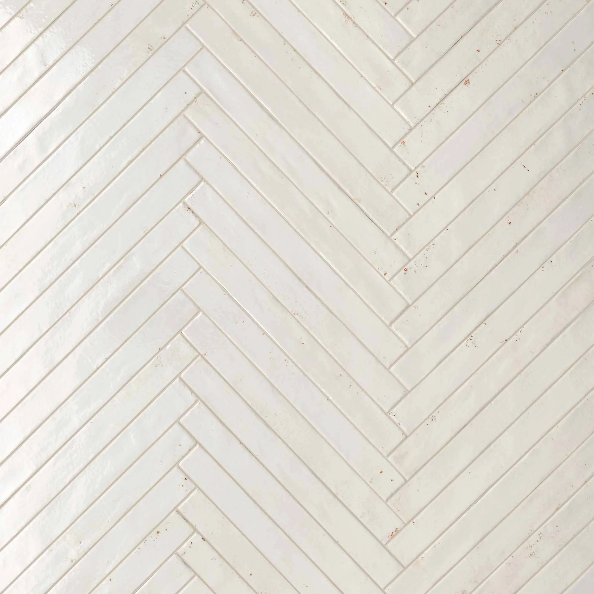 Denver White Porcelain Tile 4.8x45cm Matt