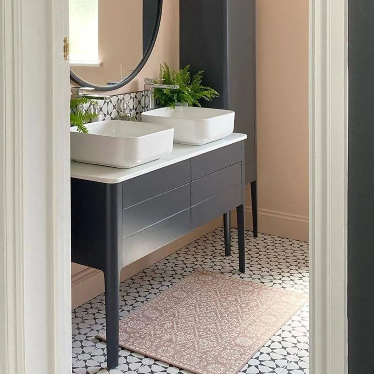 Doro 1200mm Wall Mounted Vanity Unit With Worktop