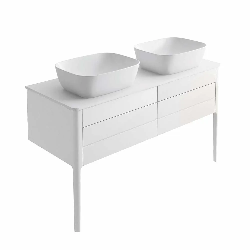 Doro 1200mm Wall Mounted Vanity Unit With Worktop