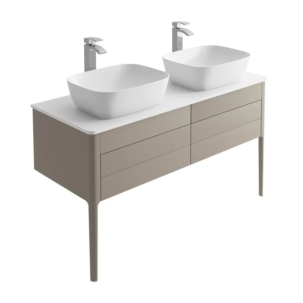Doro 1200mm Wall Mounted Vanity Unit With Worktop