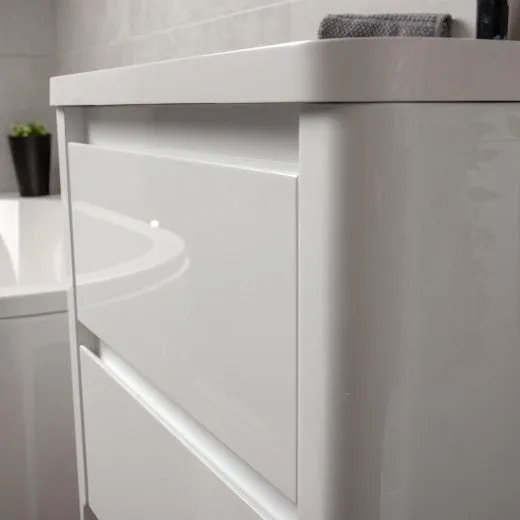 Doro II Wall Mounted Vanity Unit with Basin