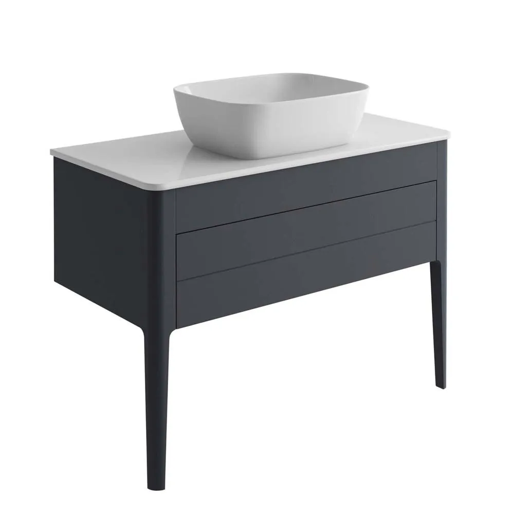 Doro Wall Mounted Vanity Unit With Worktop