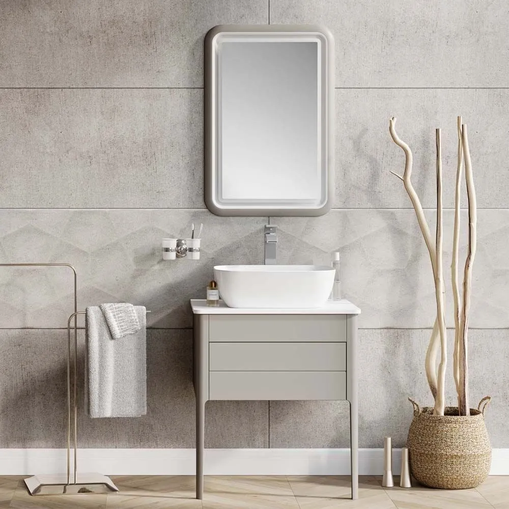 Doro Wall Mounted Vanity Unit With Worktop