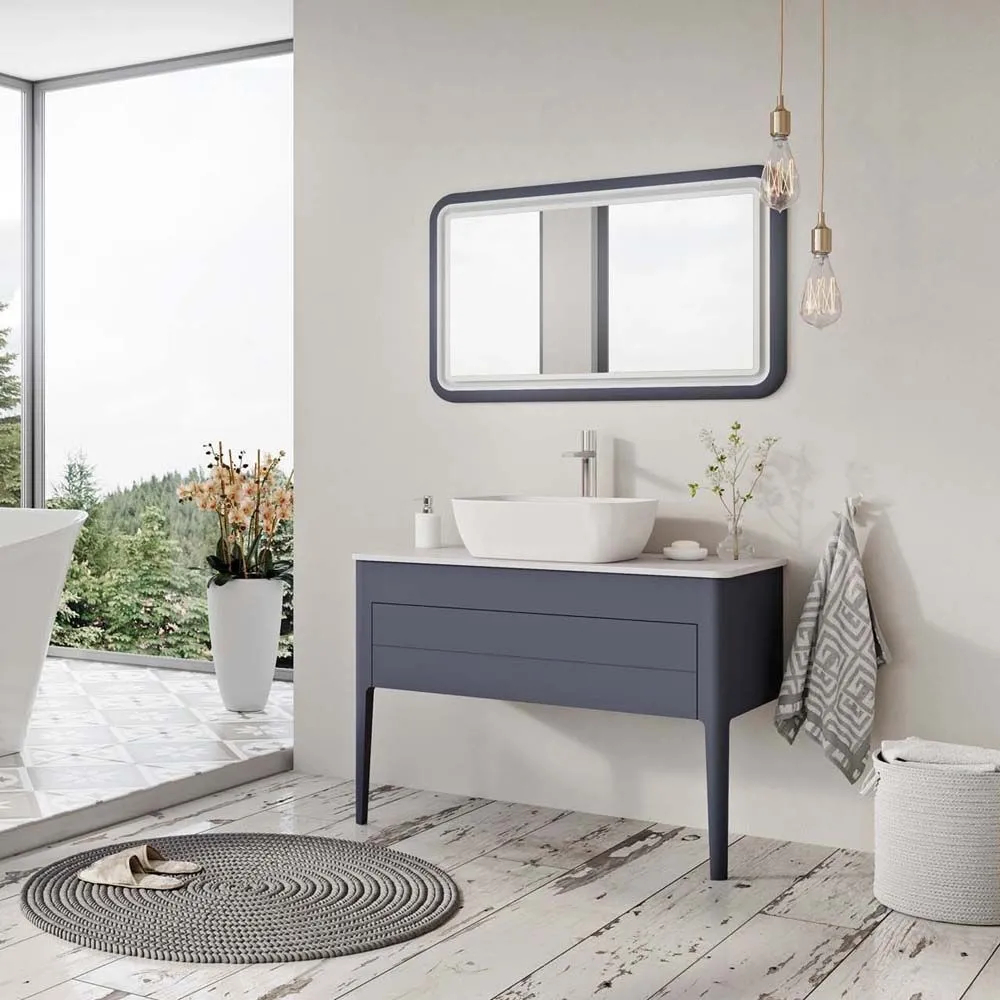 Doro Wall Mounted Vanity Unit With Worktop