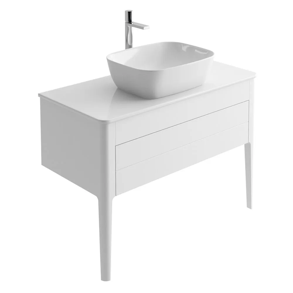 Doro Wall Mounted Vanity Unit With Worktop