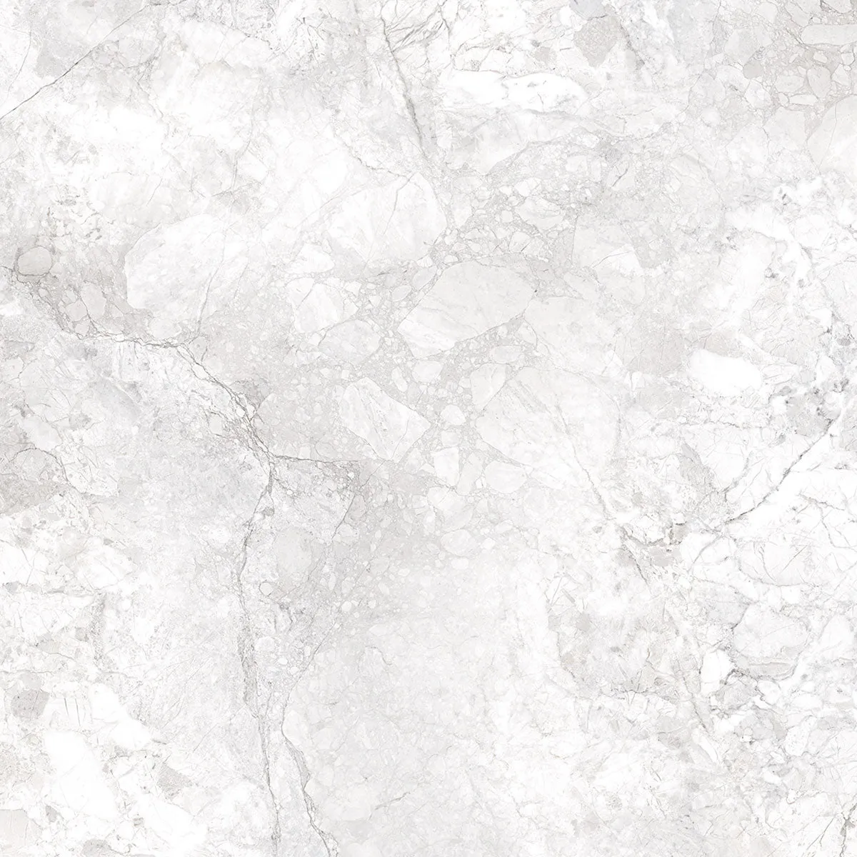 Dreamy Cloud 4D Shaped Marble Effect Porcelain Tile 100x100cm Matt