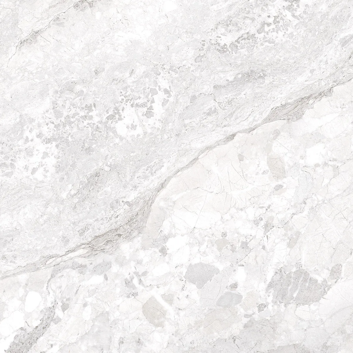 Dreamy Cloud 4D Shaped Marble Effect Porcelain Tile 100x100cm Matt