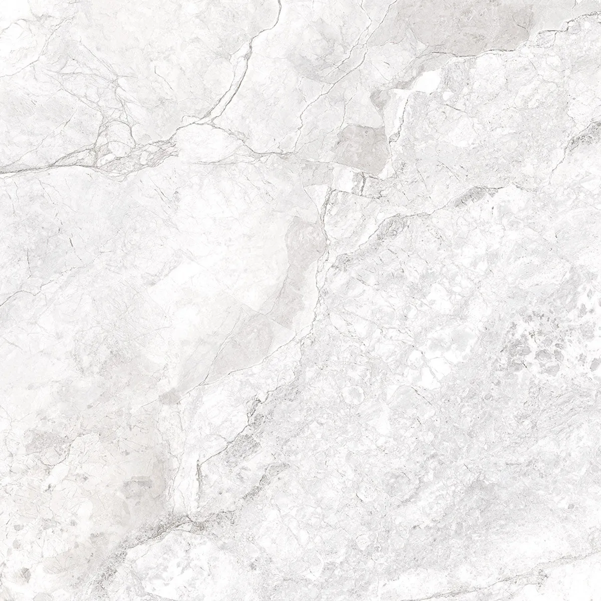 Dreamy Cloud 4D Shaped Marble Effect Porcelain Tile 100x100cm Matt