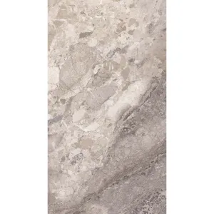 Dreamy Mocha 4D Shaped Marble Effect Porcelain Tile 100x180cm Matt