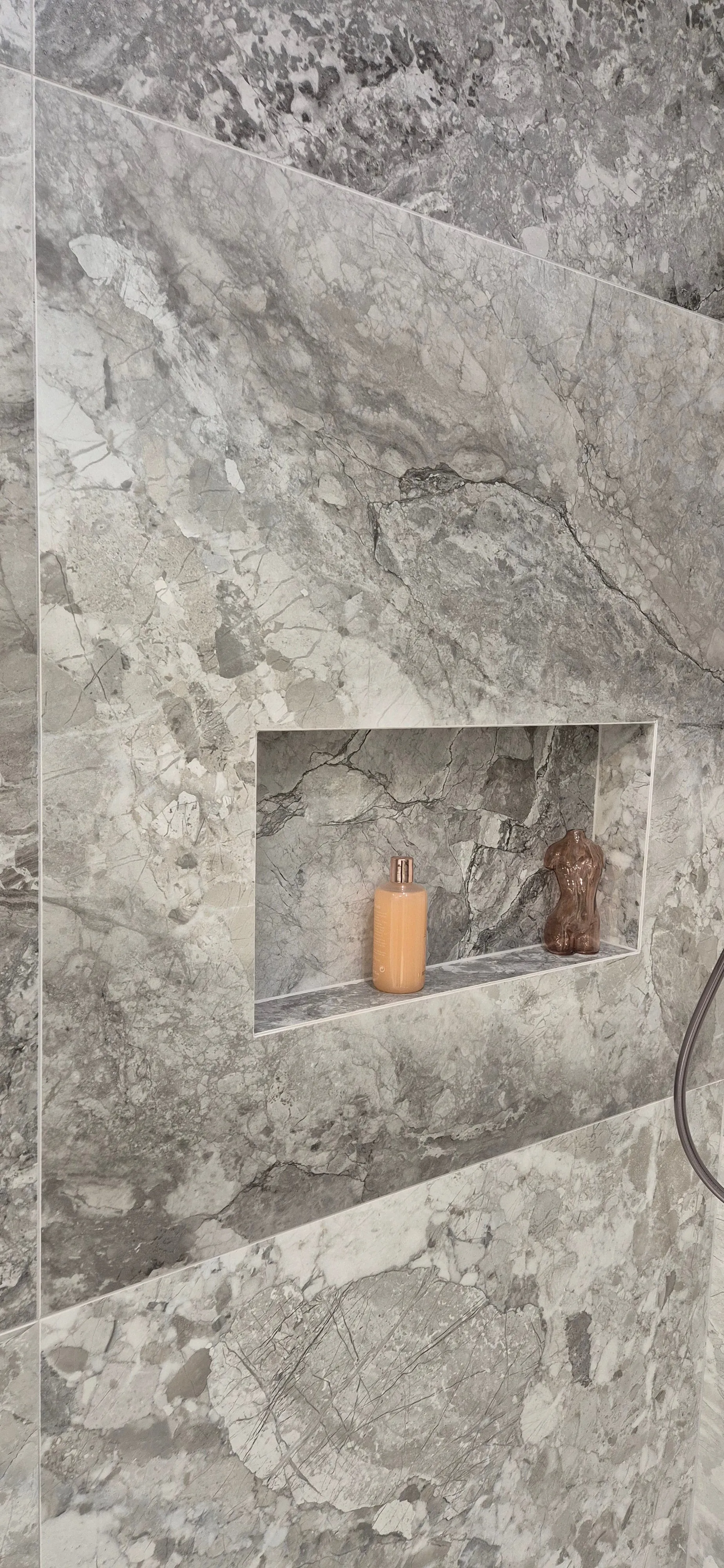 Dreamy Road 4D Shaped Marble Effect Porcelain Tile 100x100cm Matt