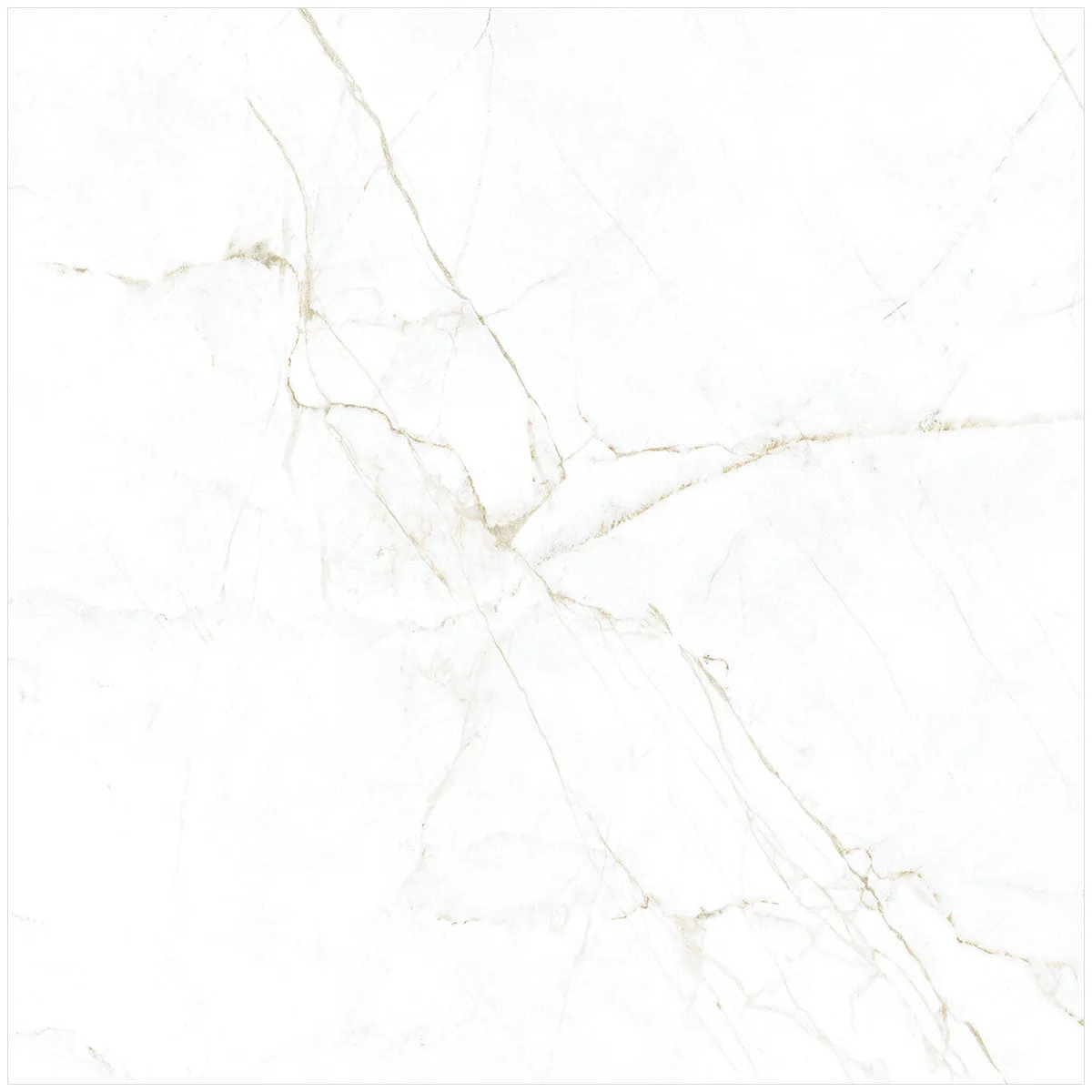 Dual White 4D Textured Marble Effect Porcelain Tile 100x100cm Matt