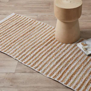 Duke Braided Cotton Jute Rug - Runner Mocka
