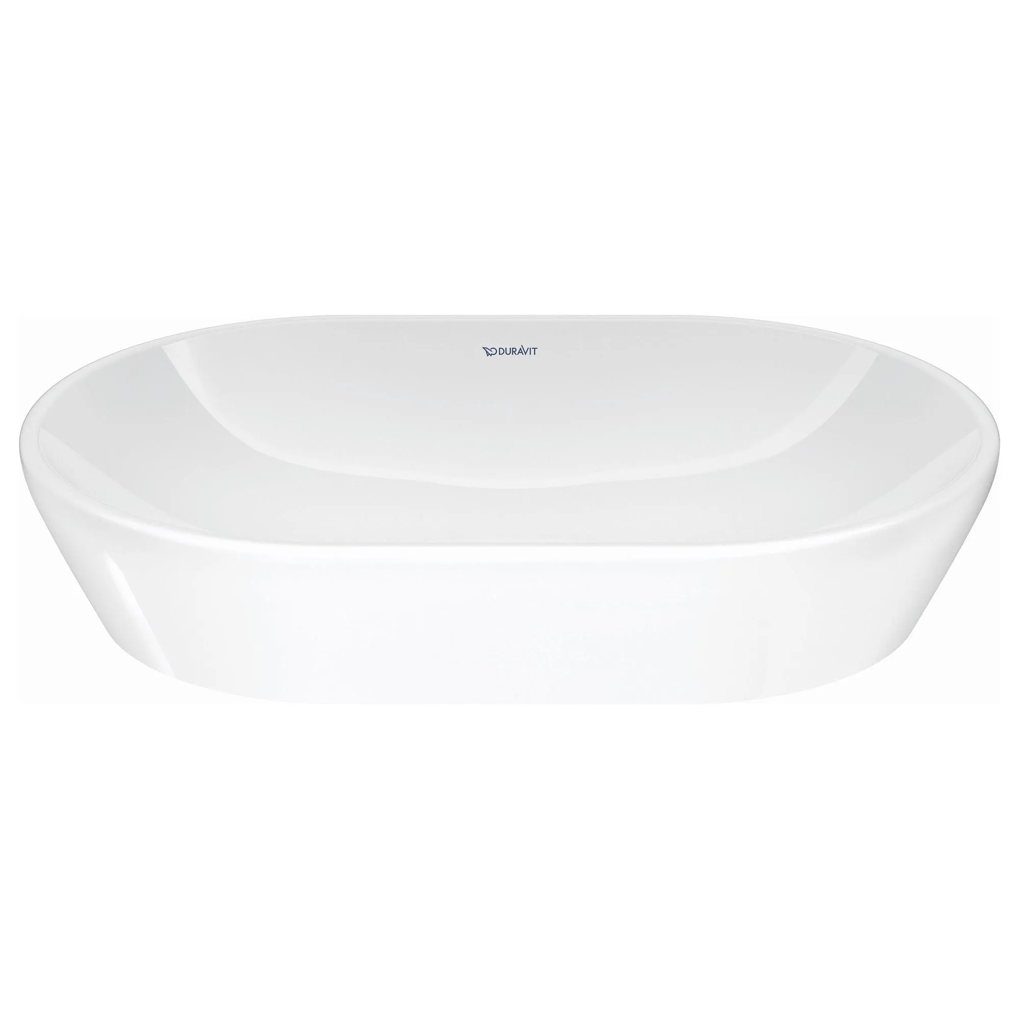 Duravit D-Neo 600 Oval Countertop Basin - Gloss White