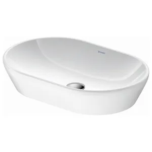 Duravit D-Neo 600 Oval Countertop Basin - Gloss White