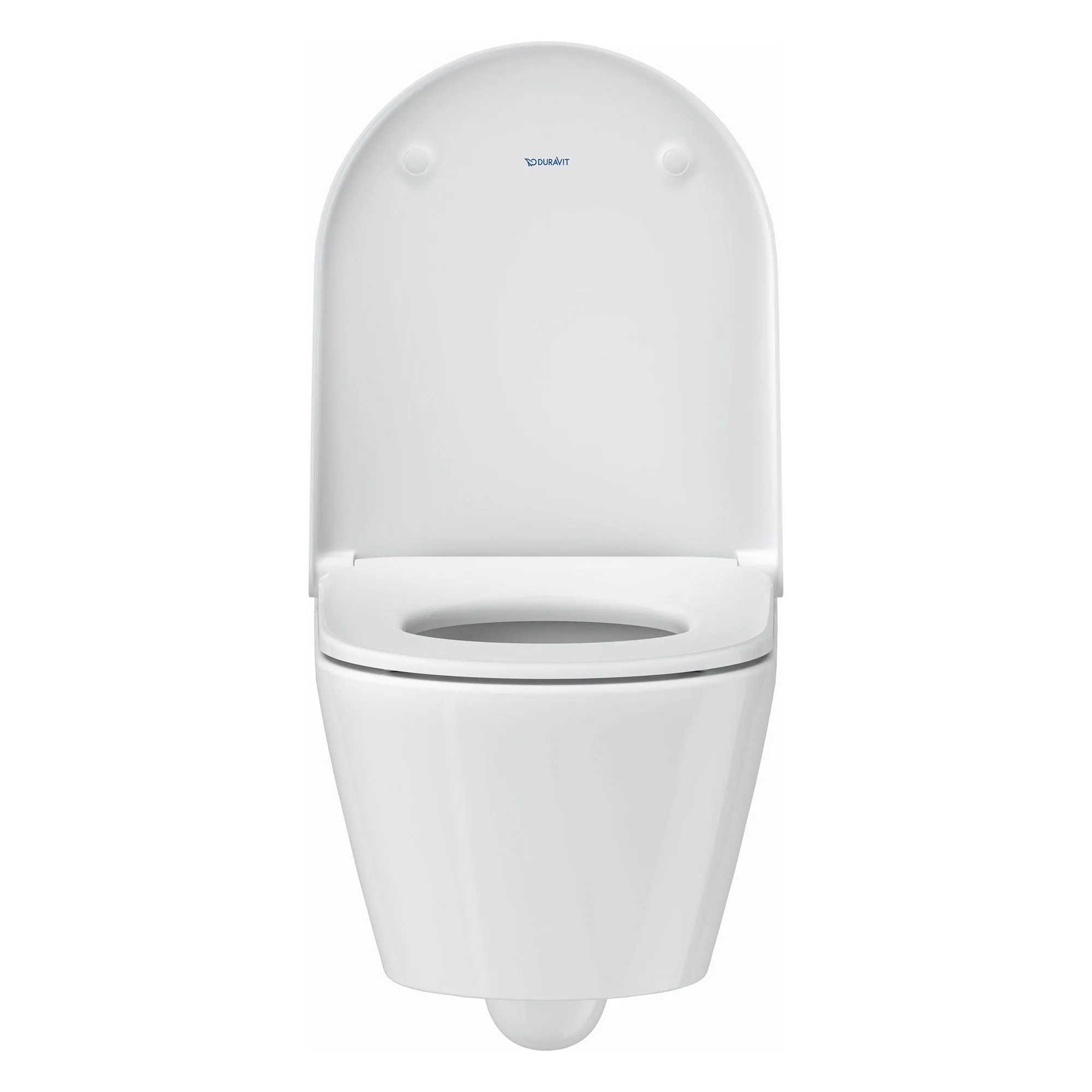 Duravit D-Neo Rimless Wall Hung WC Pan With Soft Close Toilet Seat - Gloss White