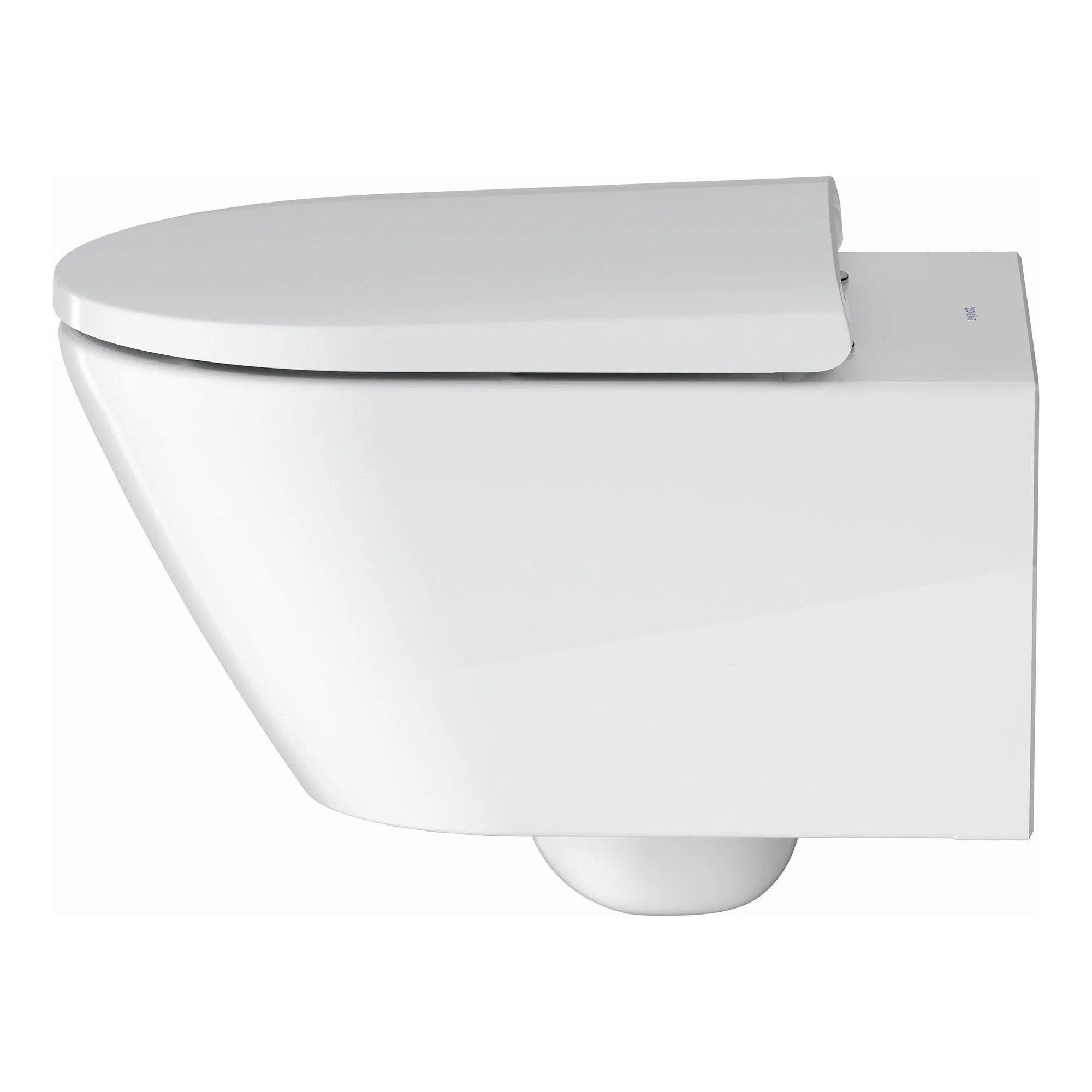Duravit D-Neo Rimless Wall Hung WC Pan With Soft Close Toilet Seat - Gloss White
